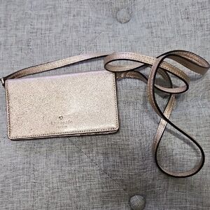 Kate Spade Metallic Gold Crossbody Bag